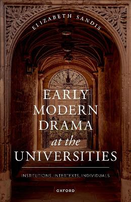 Cover of Early Modern Drama at the Universities