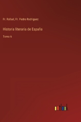 Cover of Historia literaria de España