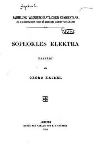 Cover of Sophokles Elektra