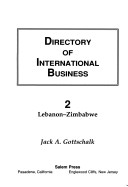 Book cover for Directory of International Bus 1994 2 Vols