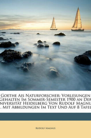 Cover of Goethe ALS Naturforscher