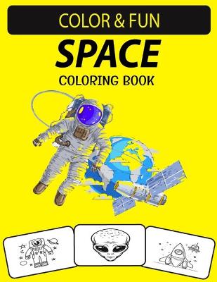 Book cover for Space Coloring Book