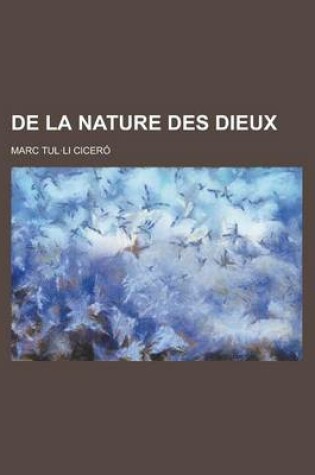 Cover of de La Nature Des Dieux