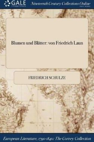 Cover of Blumen Und Blatter