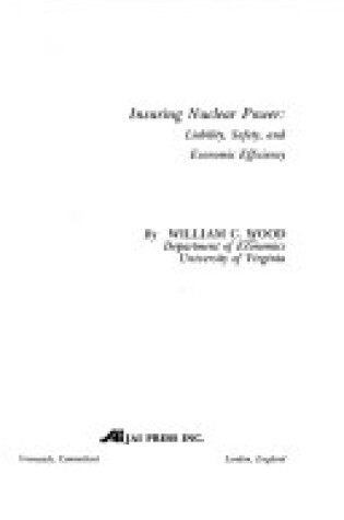 Cover of Insuring Nuclear Power