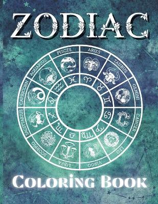 Book cover for Zodiac Coloring Book