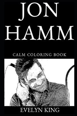 Book cover for Jon Hamm Calm Coloring Book