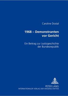 Cover of 1968 - Demonstranten VOR Gericht