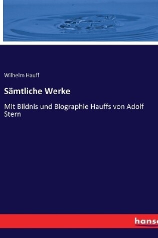 Cover of Sämtliche Werke