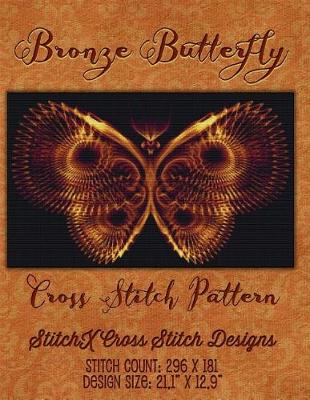 Book cover for Bronze Butterfly Cross Stitch Pattern