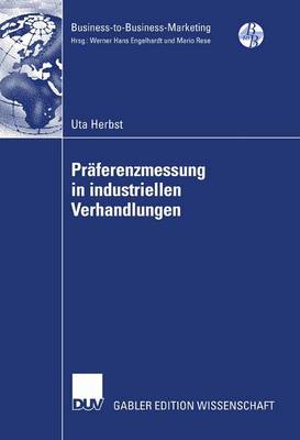 Book cover for Präferenzmessung in industriellen Verhandlungen