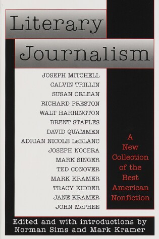 Cover of Literary Journalism