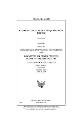 Book cover for Contracting for the Iraqi security forces