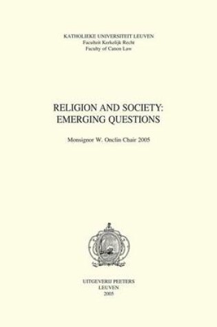 Cover of Religion and Society