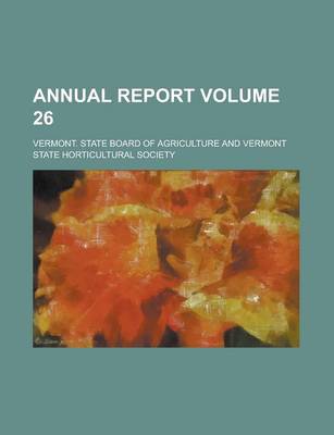 Book cover for Annual Report Volume 26