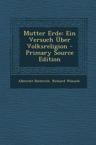 Cover of Mutter Erde