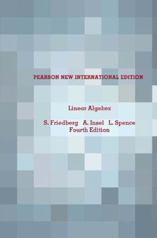 Cover of Linear Algebra: Pearson New International Edition PDF eBook