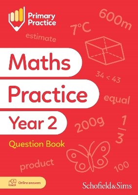Book cover for Primary Practice Maths Year 2 Question Book, Ages 6-7