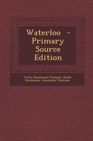 Cover of Waterloo - Primary Source Edition