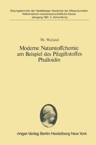 Cover of Moderne Naturstoffchemie am Beispiel Des Pilzgiftstoffes Philloidin