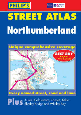 Book cover for Philip's Street Atlas Northumberland