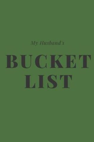 Cover of My Husband's Bucket List