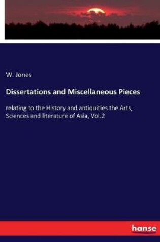Cover of Dissertations and Miscellaneous Pieces