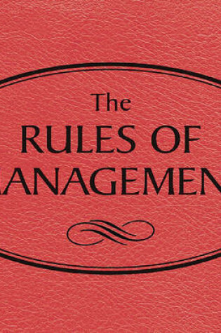 Cover of Rules of Management Audio CD