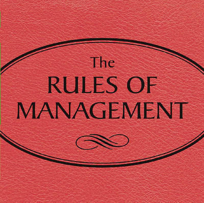 Book cover for Rules of Management Audio CD