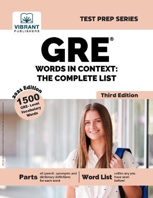 Book cover for GRE Words In Context