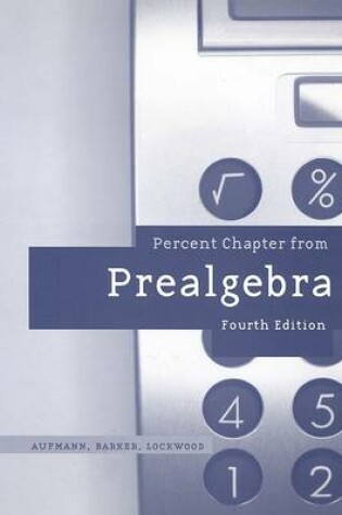 Cover of Percent Chapter from Prealgebra