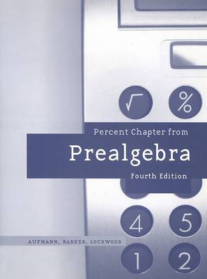 Book cover for Percent Chapter from Prealgebra