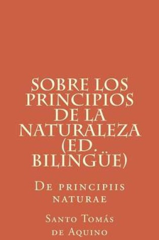 Cover of Sobre Los Principios de La Naturaleza (Ed. Bilingue)