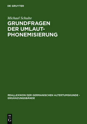 Cover of Grundfragen Der Umlautphonemisierung