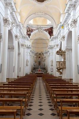 Book cover for Interior Duomo Noto, Sicily, Italy Journal