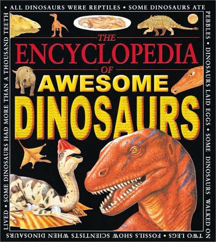 Book cover for Encyclopedia of Awe. Dinosaurs