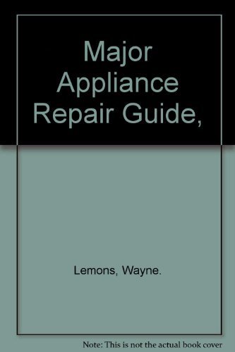 Book cover for Major Appliance Repair Guide