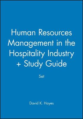 Book cover for Human Resources Management in the Hospitality Industry + Study Guide Set