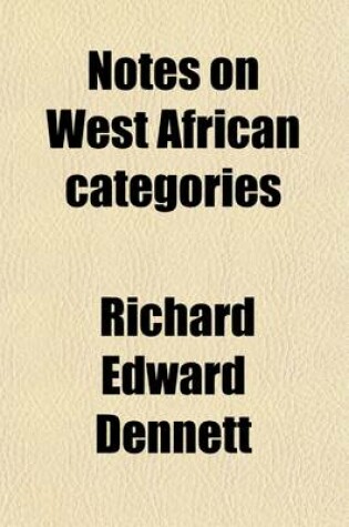 Cover of Notes on West African Categories (314)