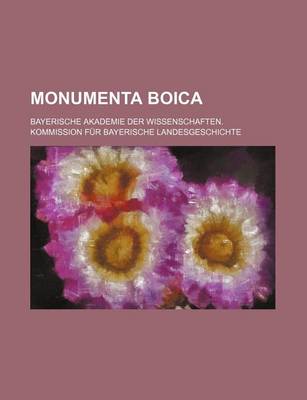Book cover for Monumenta Boica (10)