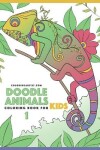 Book cover for Doodle Animals Coloring Book for Kids 1