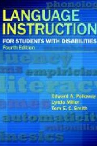 Cover of Language Instruction for Students with Disabilities