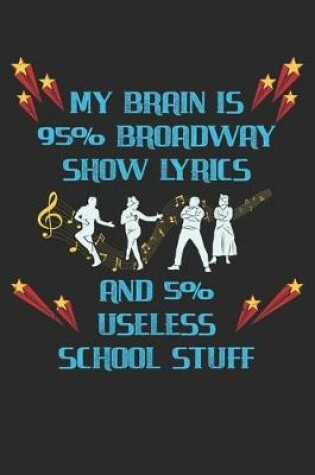Cover of My Brain Is 95% Broadway Show Lyrics And 5% Useless School Stuff