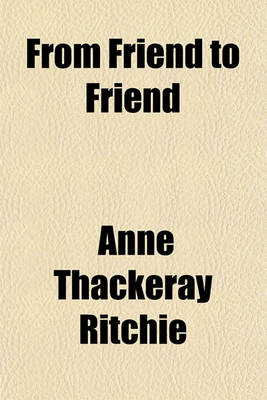 Book cover for From Friend to Friend