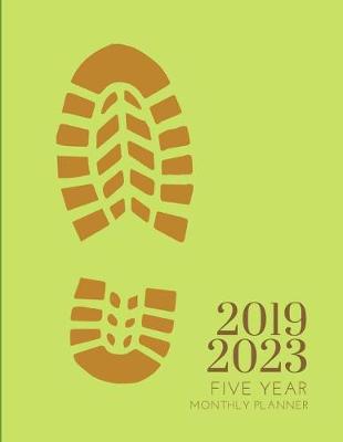 Book cover for 2019-2023 Five Year Planner Hiking Goals Monthly Schedule Organizer