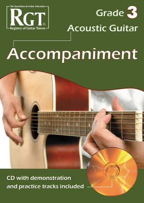 Book cover for Acoustic Guitar Accompaniment RGT Grade Three