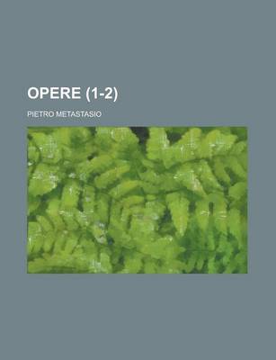 Book cover for Opere (1-2 )