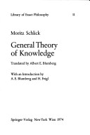 Cover of General Theory of Knowledge