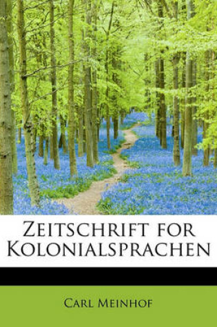 Cover of Zeitschrift for Kolonialsprachen