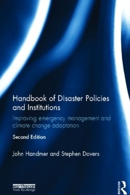 Book cover for Handbook of Disaster Policies and Institutions